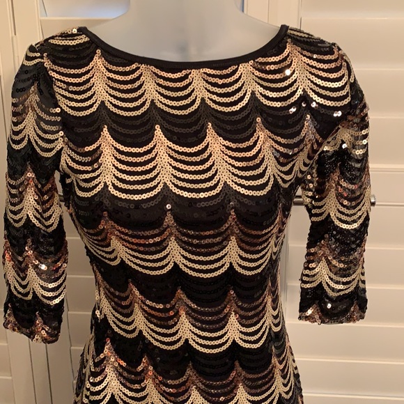 sequin mini dress size small - Picture 2 of 7